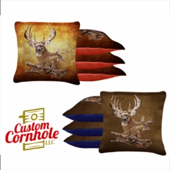 Deer Tournament Cornhole Bags - Set Of 8