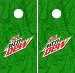 Diet Mountain Dew Cornhole Wraps - Set Of 2