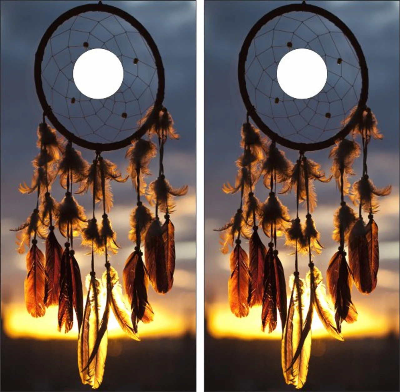 Dreamcatcher Cornhole Wraps - Set Of 2 1 Dreamcatcher Cornhole Wraps - Set Of 2