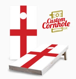 English Flag Cornhole Set With Bags