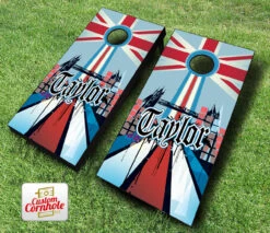English Surname Cornhole Set With Bags 6 English Surname Cornhole Set With Bags -Custom Cornhole English Surname Cornhole Set 46812.1484691461