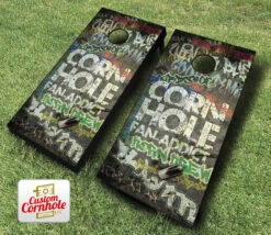 Fan-Addict Cornhole Set With Bags 5 Fan-Addict Cornhole Set With Bags -Custom Cornhole Fan Addict Cornhole Set 14285.1454545467