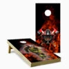 Fire Rescue Black Cornhole Set With Bags