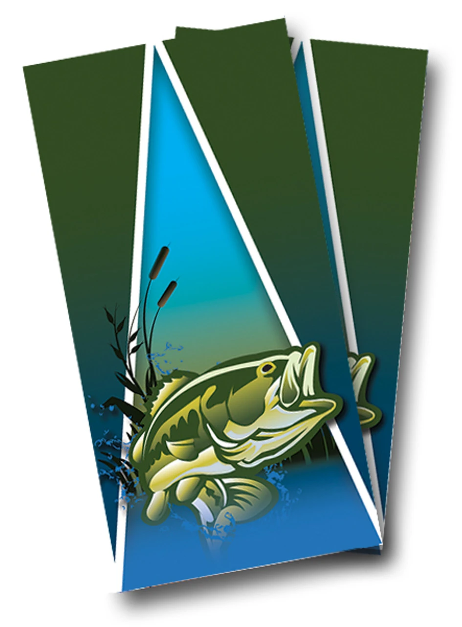 Fish Cornhole Wraps - Set Of 2 1 Fish Cornhole Wraps - Set Of 2