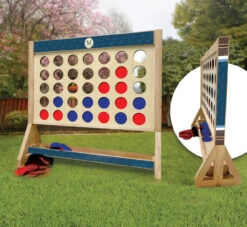 Monogram Paisley Stroll Giant Connect Four Game