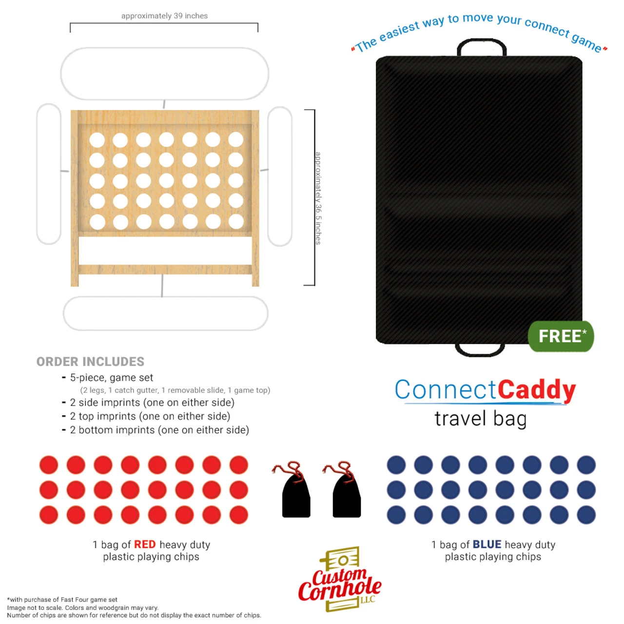 Team Bride Vs Team Groom Personalized Giant Connect Four Game 2 Team Bride Vs Team Groom Personalized Giant Connect Four Game - Image 2