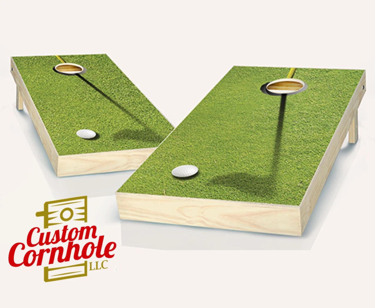 Golf Version 2 Cornhole Set With Bags 1 Golf Version 2 Cornhole Set With Bags