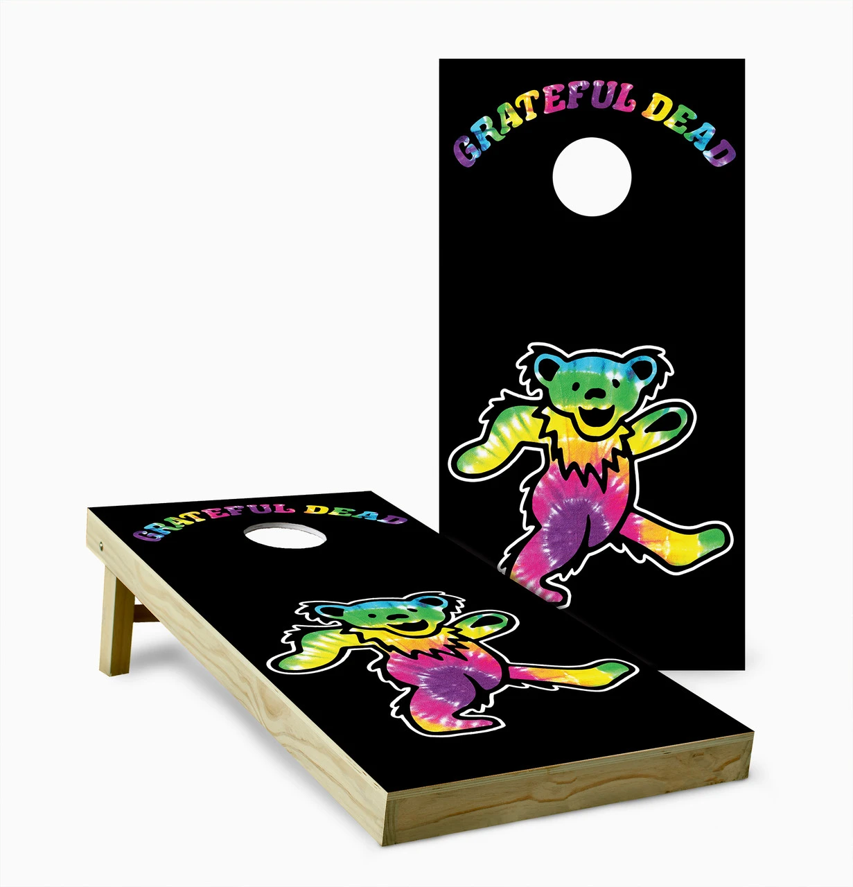 Grateful Dead Version 6 Cornhole Set With Bags 1 Grateful Dead Version 6 Cornhole Set With Bags