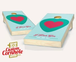 Guitar Pick Wedding Cornhole Set With Bags