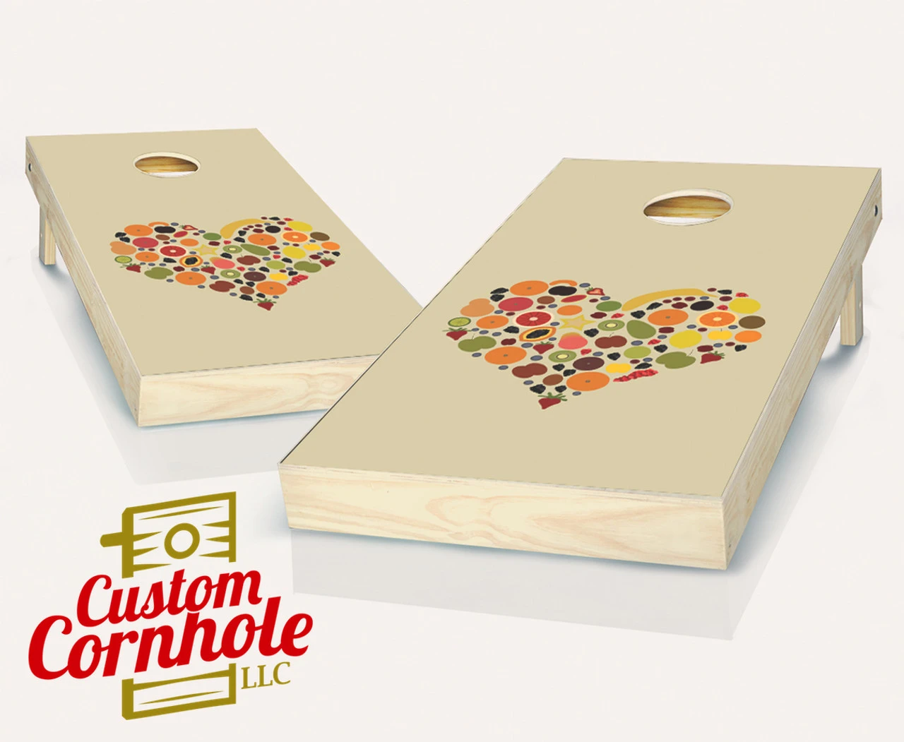 Health Nut Cornhole Set With Bags 1 Health Nut Cornhole Set With Bags