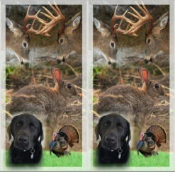 Hunting Collage Cornhole Wraps - Set Of 2