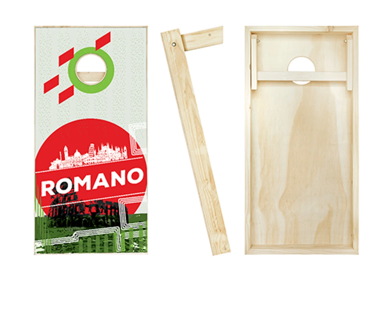 Italian Surname Cornhole Set With Bags - Image 2