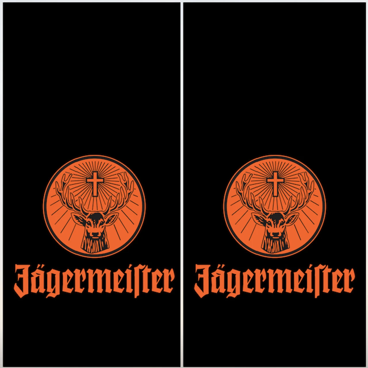 Jagermeister Cornhole Wraps - Set Of 2 1 Jagermeister Cornhole Wraps - Set Of 2