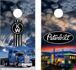 Custom Cornhole -Custom Cornhole Kenworth Peterbilt semi trucks 41414 75076.1683841121