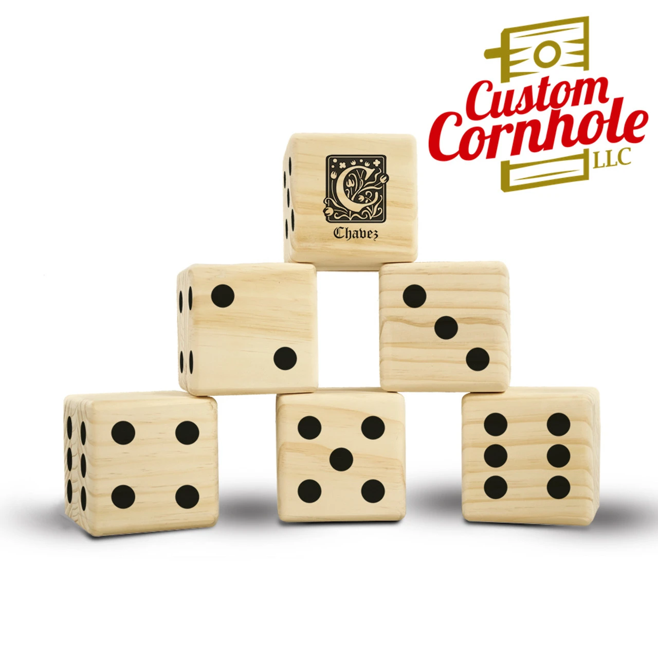 Celtic Monogram Lawn Dice Game 2 Celtic Monogram Lawn Dice Game - Image 2