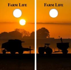 Life Is Better On The Farm Version 3 Cornhole Wraps - Set Of 2