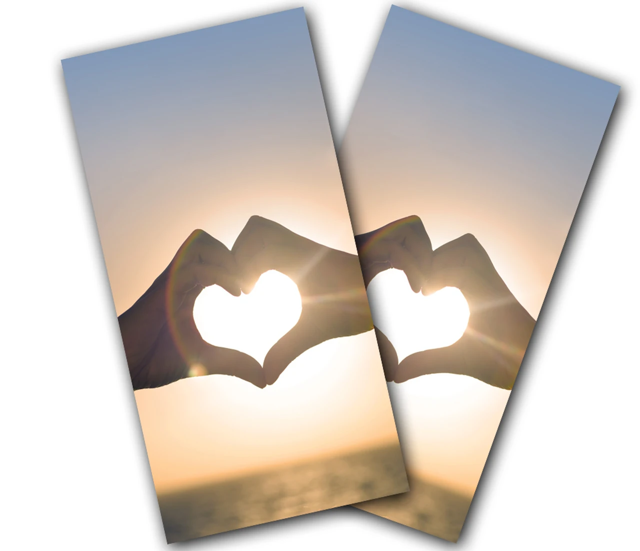 Love Sunset Cornhole Wraps - Set Of 2 1 Love Sunset Cornhole Wraps - Set Of 2