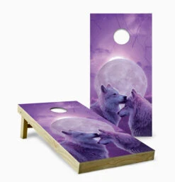 Loving Wolves Cornhole Set With Bags