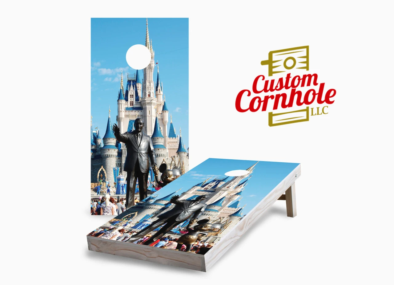 Magic Kingdom Cornhole Set With Bags 1 Magic Kingdom Cornhole Set With Bags