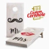 Mr And Mrs Lips Wedding Cornhole Set With Bags