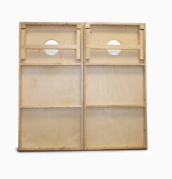 Monsters, Inc. Version 2 Cornhole Set With Bags -Custom Cornhole Natural Wood BACK 2 28884.1685490730