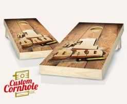 Number One Dad Cornhole Set With Bags
