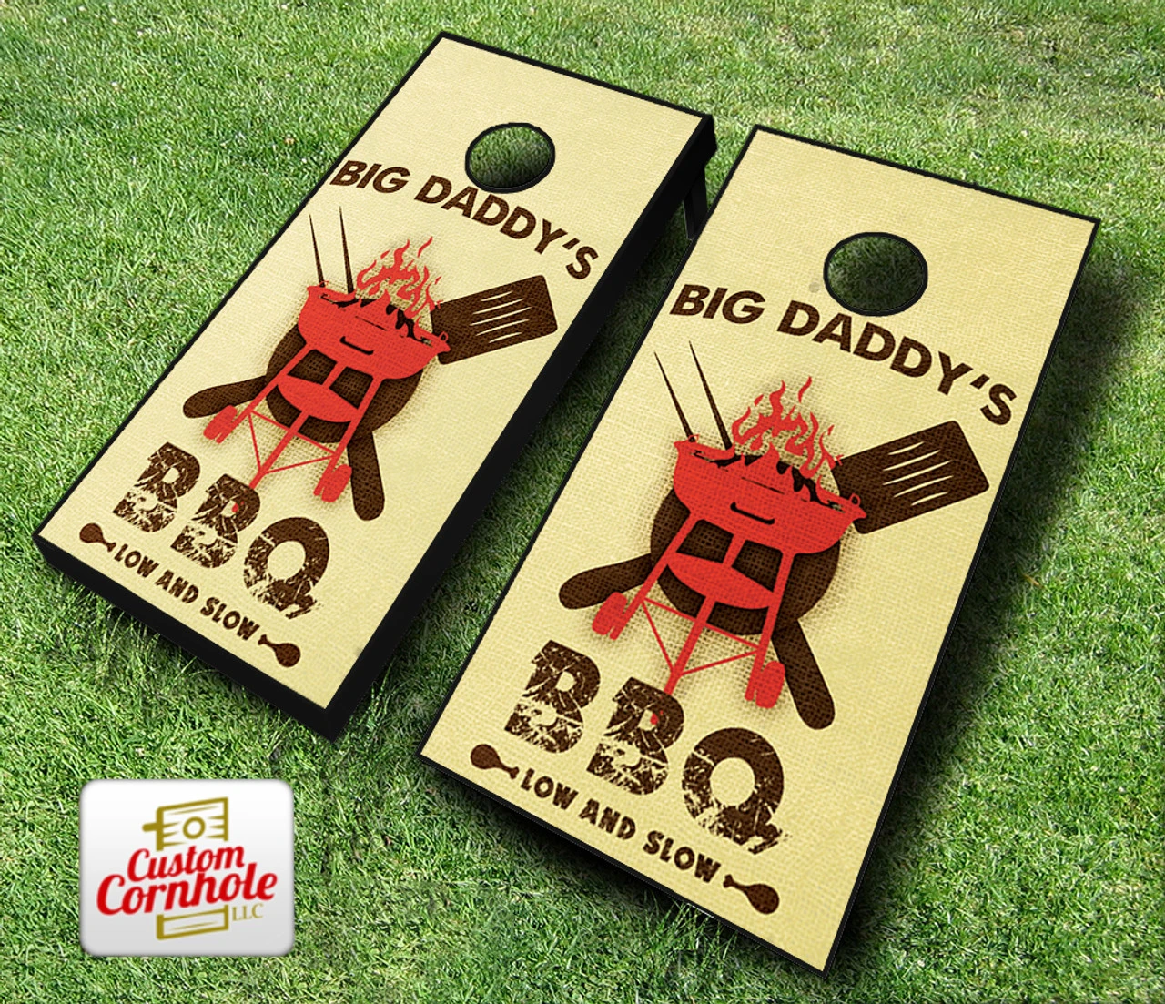Personalized BBQ Cornhole Set With Bags 3 Personalized BBQ Cornhole Set With Bags - Image 3