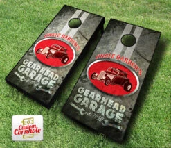 Personalized Gearhead Garage Cornhole Set With Bags 6 Personalized Gearhead Garage Cornhole Set With Bags -Custom Cornhole P Gear Head 37176.1444780564
