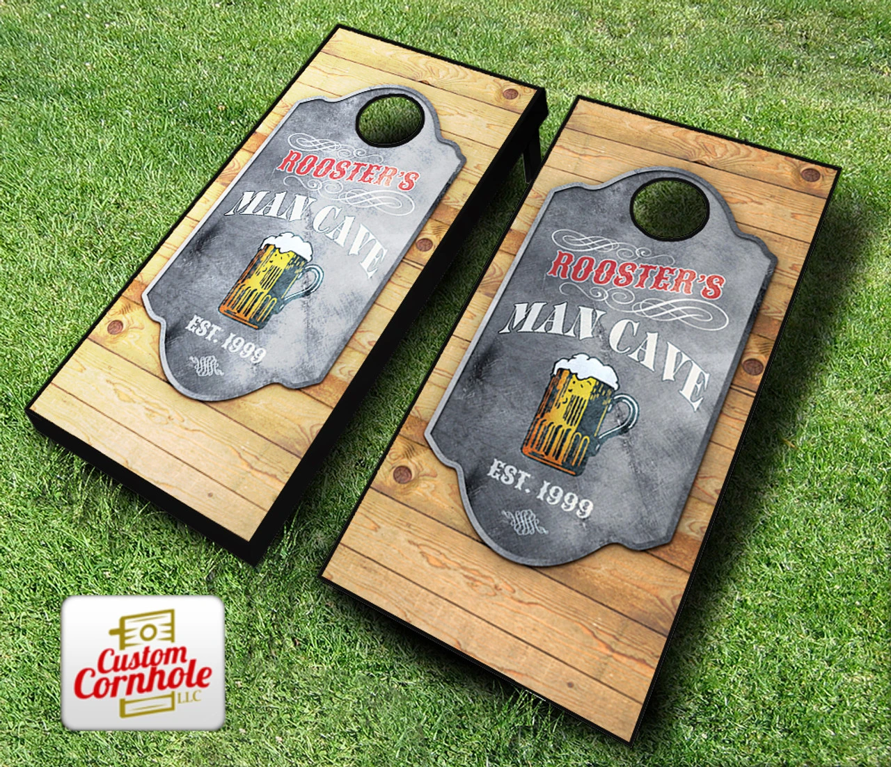Personalized Man Cave Cornhole Set With Bags 3 Personalized Man Cave Cornhole Set With Bags - Image 3