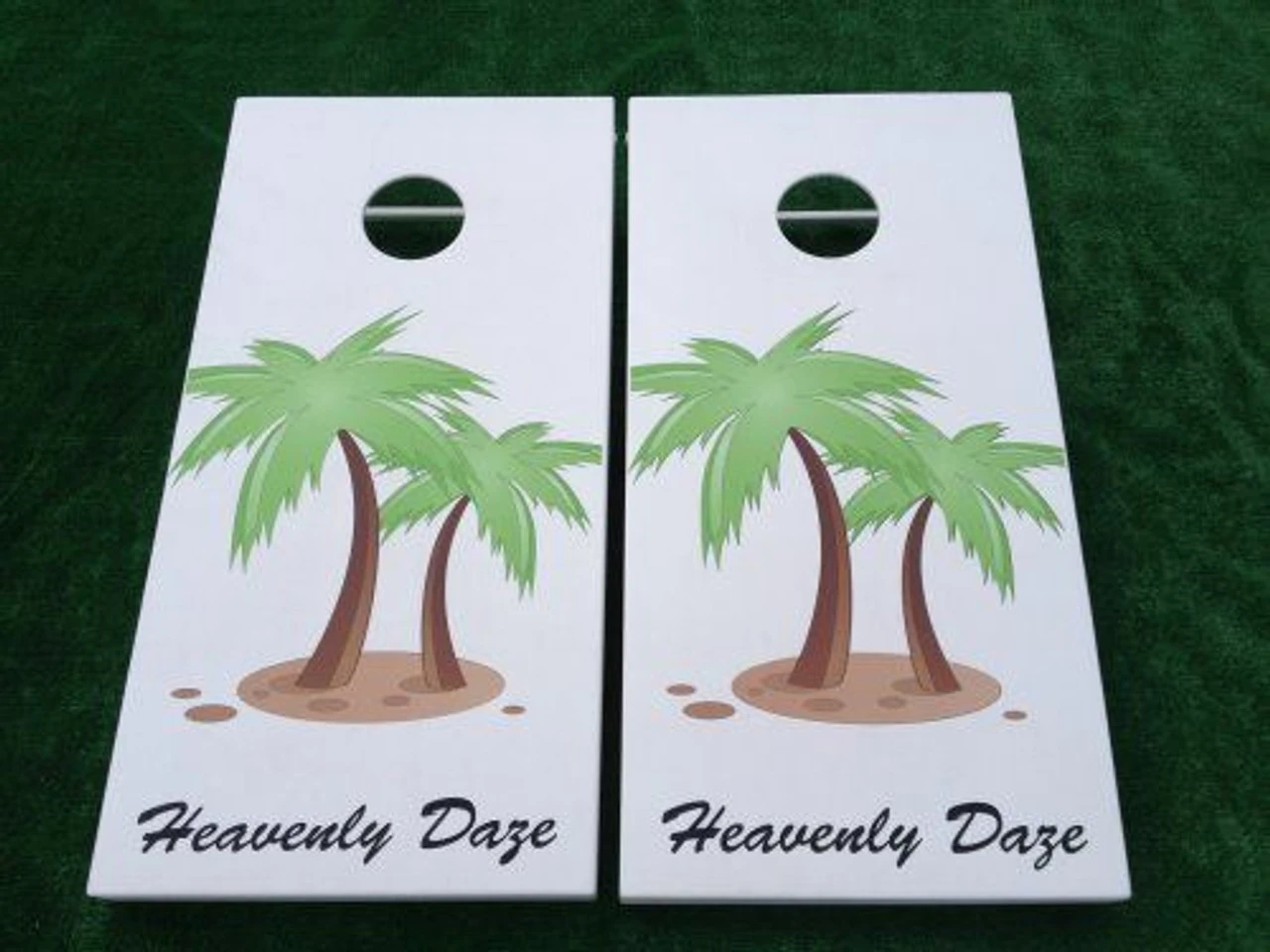 Personalized Palm Tree Cornhole Set With Bags 3 Personalized Palm Tree Cornhole Set With Bags - Image 3