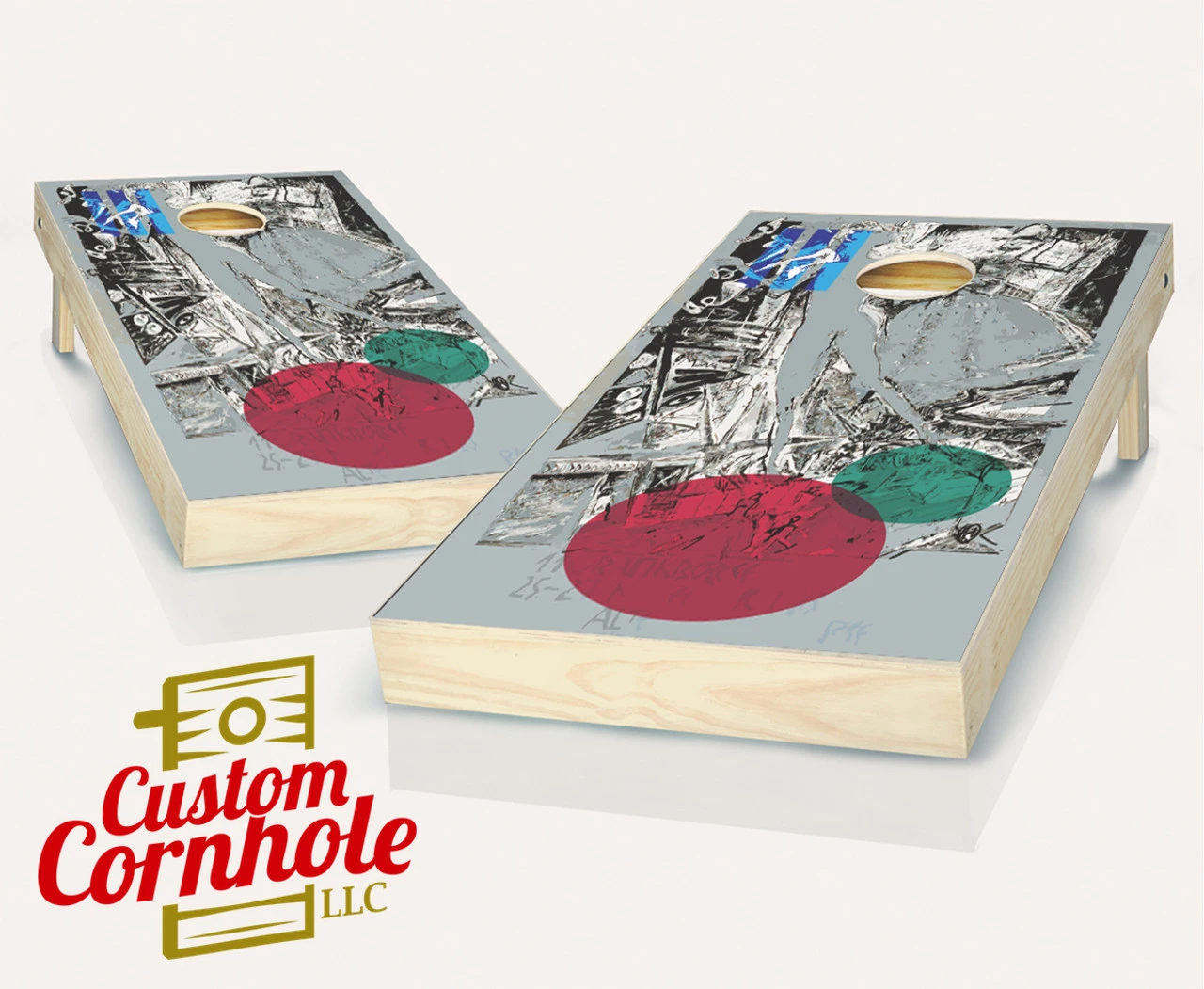 Penman Ship Cornhole Set With Bags 1 Penman Ship Cornhole Set With Bags