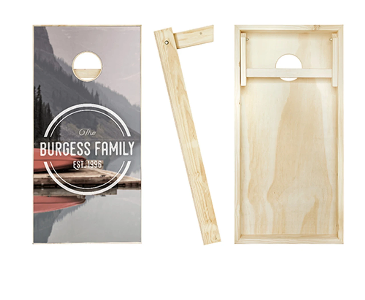 Personalized Family Cornhole Set With Bags 2 Personalized Family Cornhole Set With Bags - Image 2