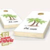 Personalized Palm Tree Cornhole Set With Bags