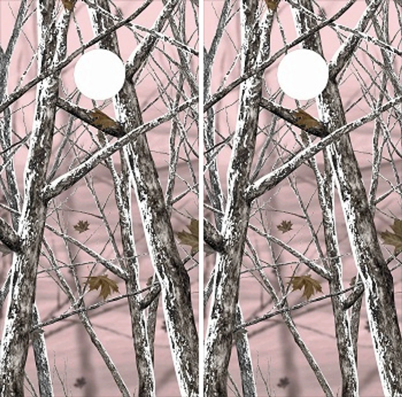 Pink Camo Cornhole Wraps - Set Of 2 1 Pink Camo Cornhole Wraps - Set Of 2