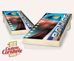 Police Themed Cornhole Set With Bags