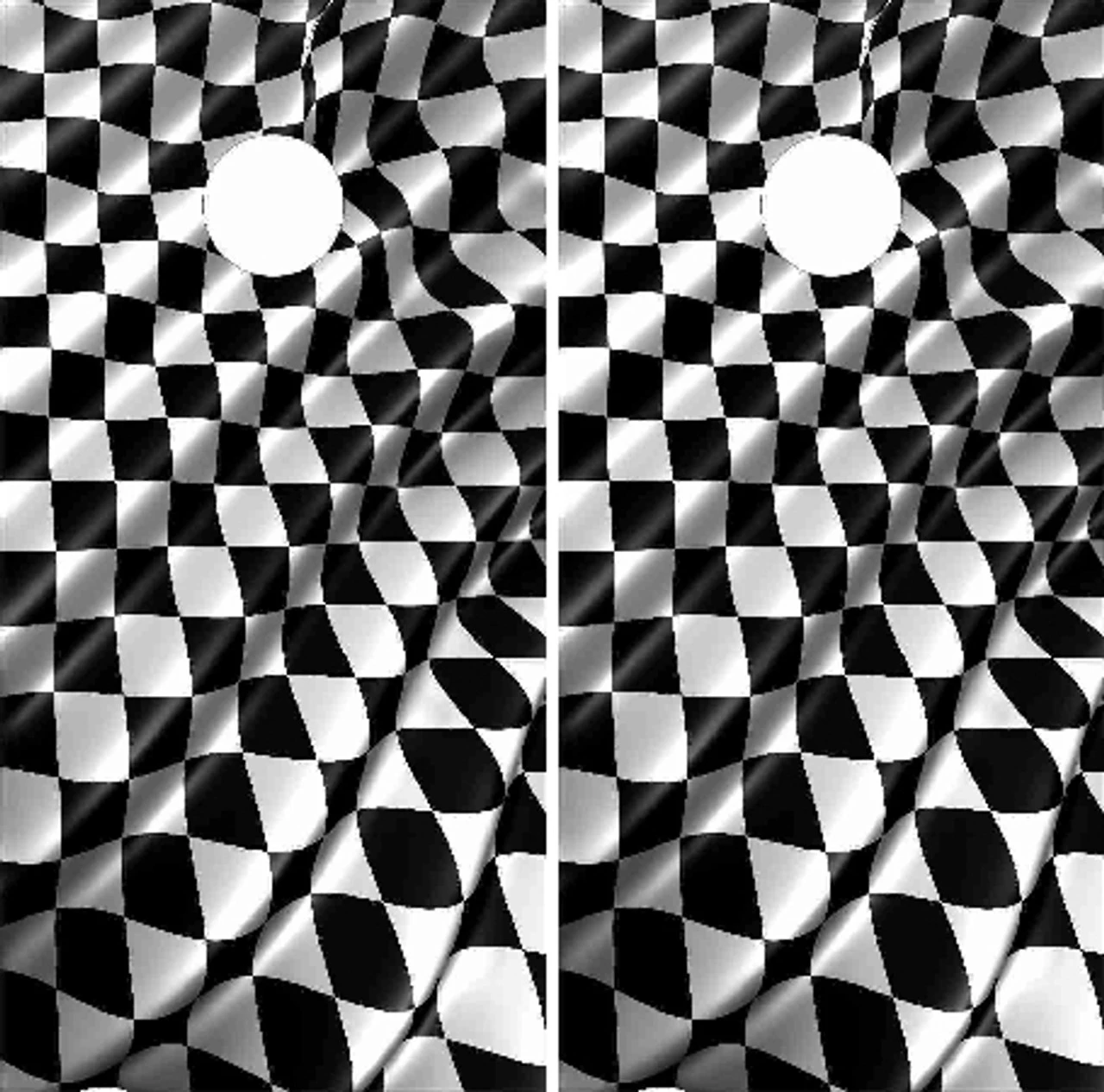 Checkered Racing Flag Cornhole Wraps - Set Of 2 1 Checkered Racing Flag Cornhole Wraps - Set Of 2