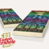 Rainbow Swirl Cornhole Set With Bags