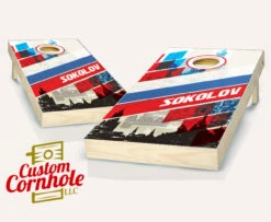 Russian Surname Cornhole Set With Bags