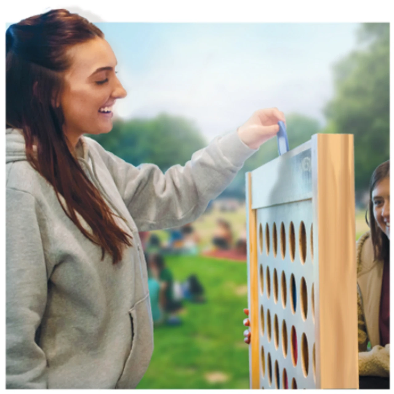 Team Bride Vs Team Groom Personalized Giant Connect Four Game 5 Team Bride Vs Team Groom Personalized Giant Connect Four Game - Image 5