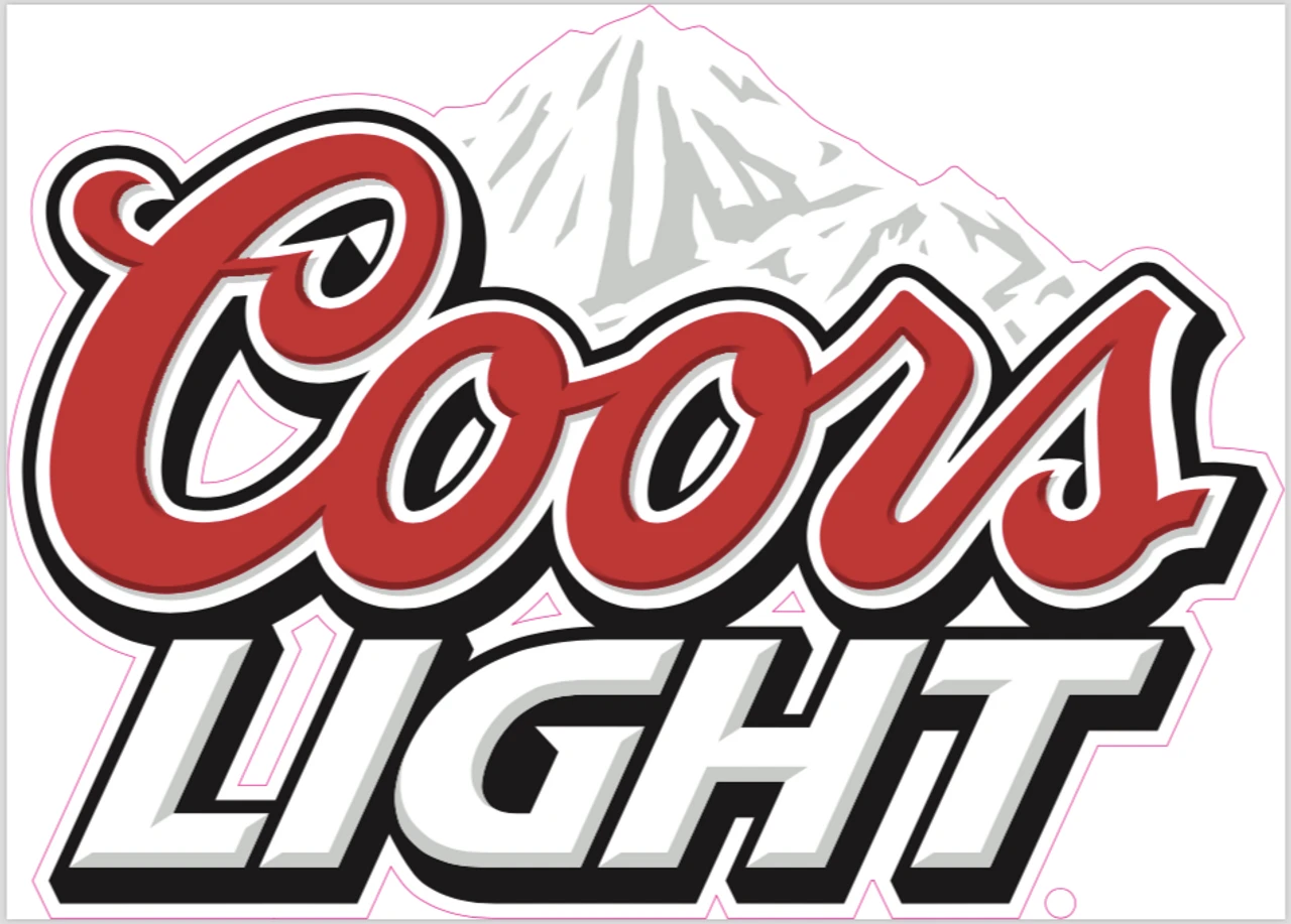 Coors Light Cornhole Decal 1 Coors Light Cornhole Decal