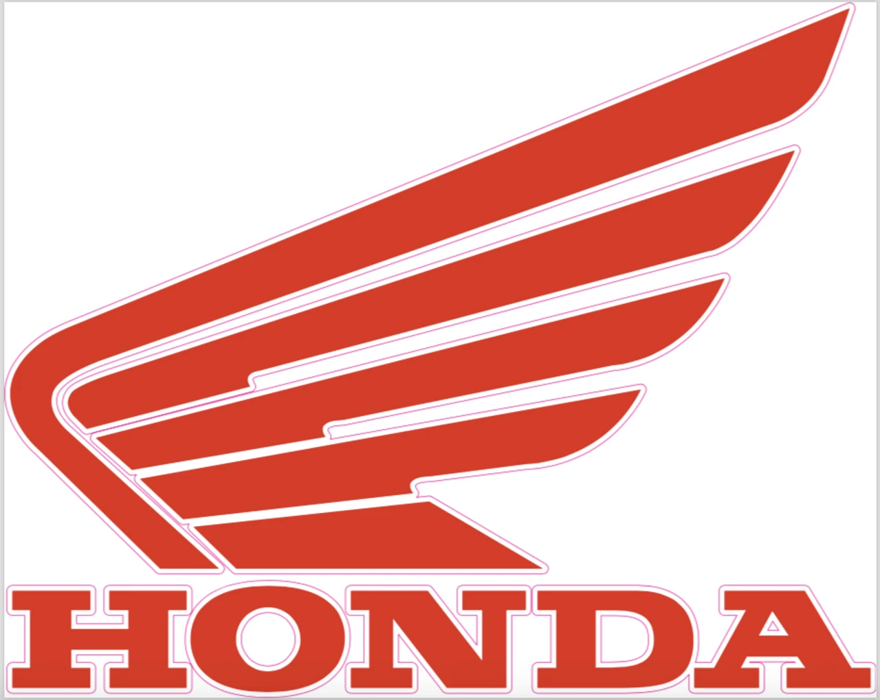Honda Cornhole Decal 1 Honda Cornhole Decal