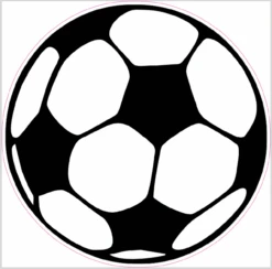 Soccer Ball Cornhole Decal