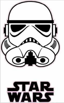 Star Wars Cornhole Decal