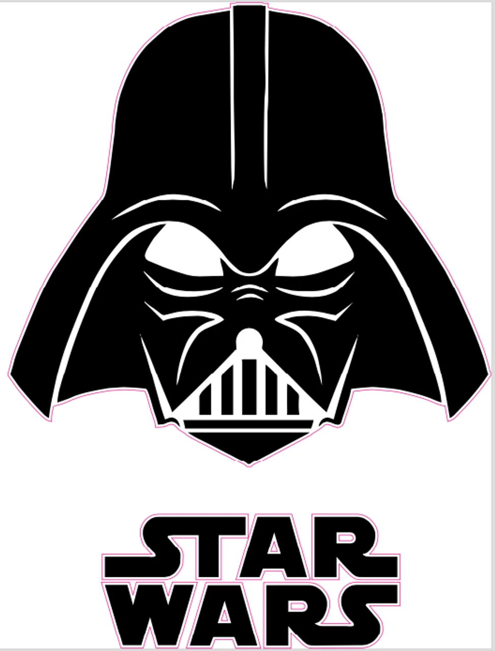 Star Wars Version 2 Cornhole Decal 1 Star Wars Version 2 Cornhole Decal