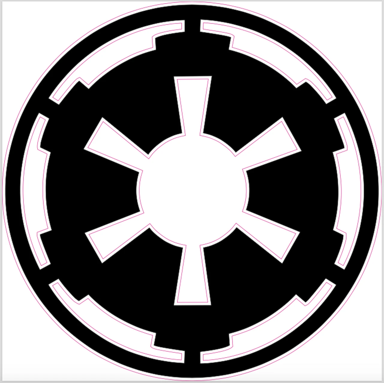 Star Wars Version 3 Cornhole Decal 1 Star Wars Version 3 Cornhole Decal