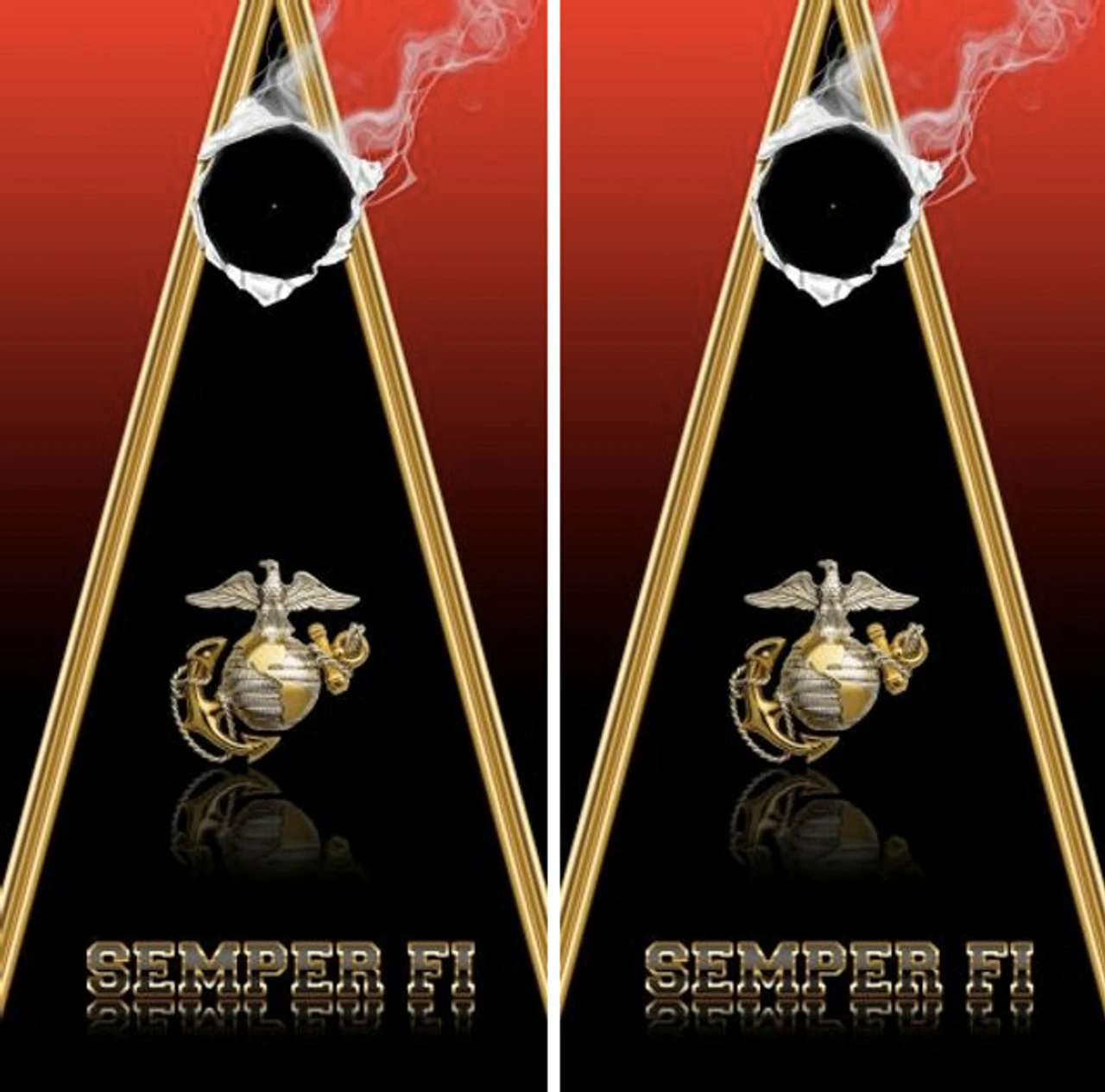 Semper Fi Cornhole Set With Bags 2 Semper Fi Cornhole Set With Bags - Image 2