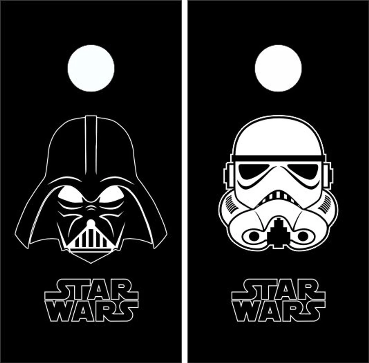 Star Wars Cornhole Wraps - Set Of 2 1 Star Wars Cornhole Wraps - Set Of 2