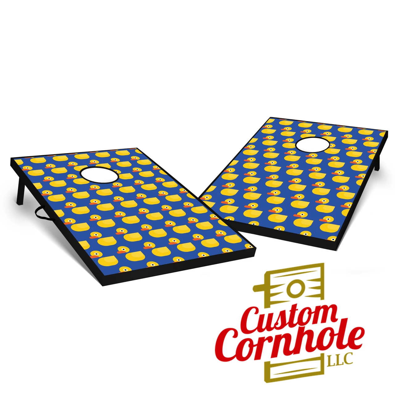 Tailgate Rubber Duck Cornhole Set With Bags 1 Tailgate Rubber Duck Cornhole Set With Bags