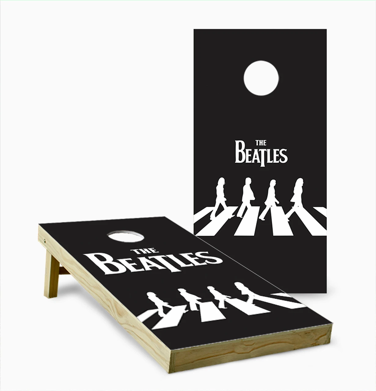 The Beatles Cornhole Set With Bags 1 The Beatles Cornhole Set With Bags