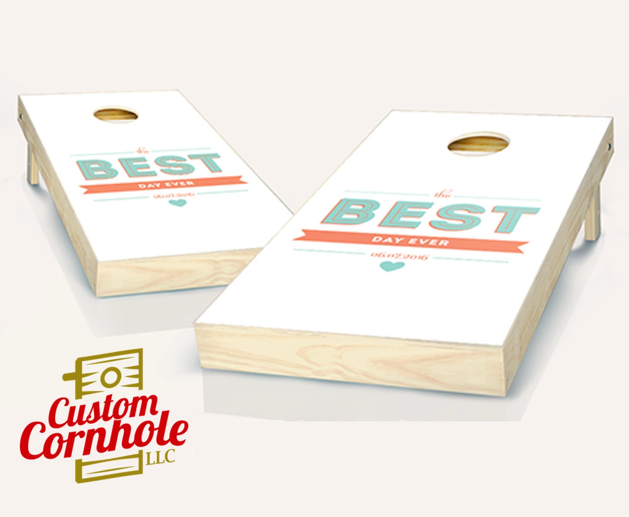 The Best Day Ever Wedding Cornhole Set With Bags 1 The Best Day Ever Wedding Cornhole Set With Bags